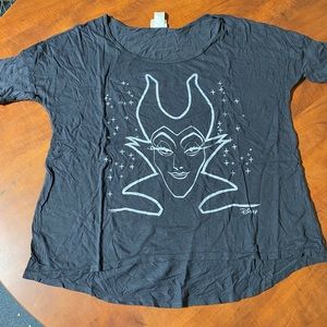 Maleficent Villain print tee